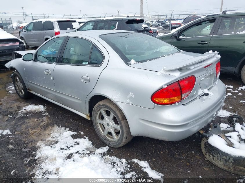 2002 Oldsmobile Alero Gls VIN: 1G3NF52E92C108127 Lot: 39002600