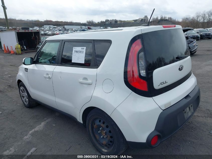 KNDJN2A20F7129857 | 2015 KIA SOUL