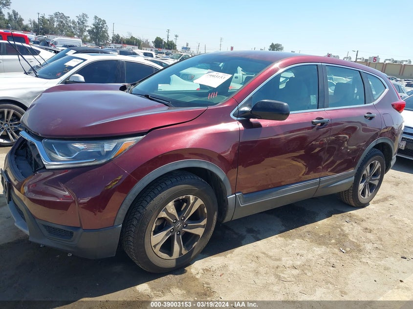 VIN 7FARW5H30HE006559 2017 HONDA CR-V LX