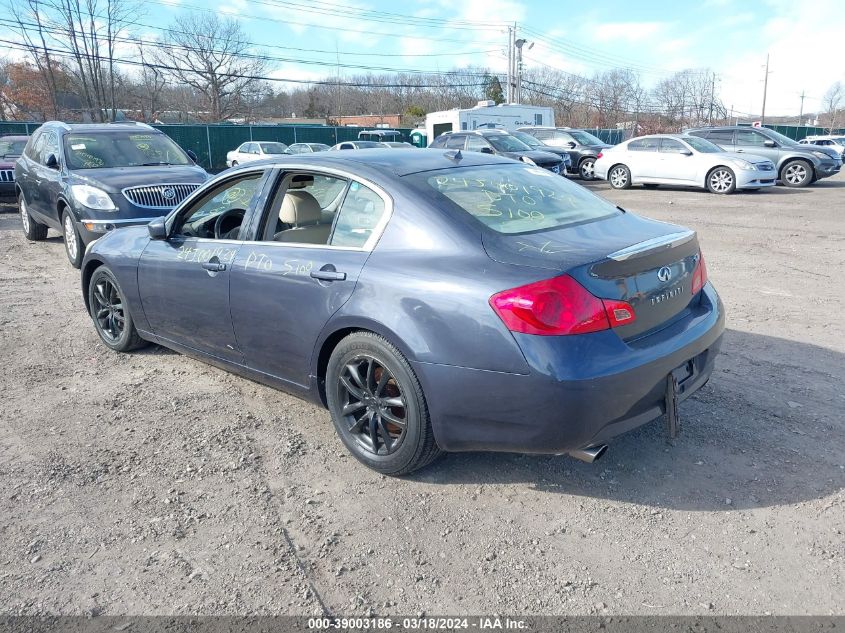 2009 Infiniti G37 Journey VIN: JNKCV61E49M013091 Lot: 39003186