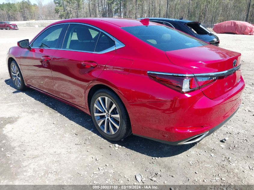 VIN 58ABZ1B10KU049967 2019 LEXUS ES 350