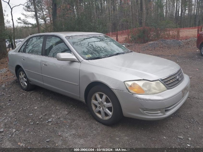 4T1BF28B44U371536 | 2004 TOYOTA AVALON