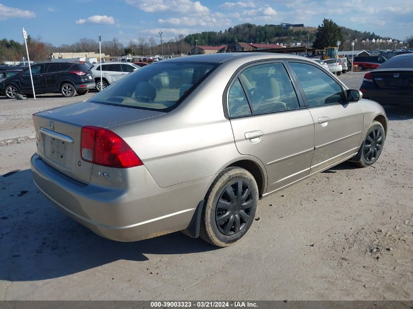 2HGES26833H571668 | 2003 HONDA CIVIC