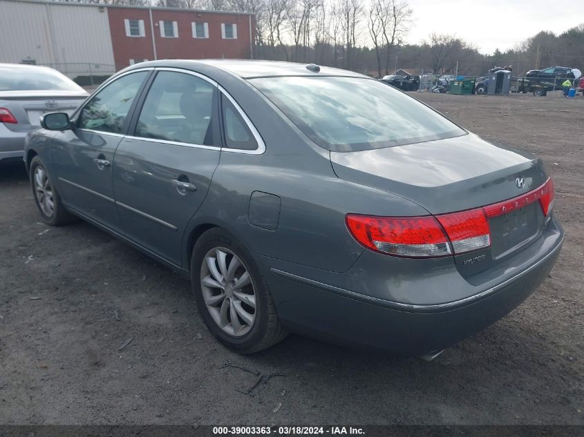 2008 Hyundai Azera Limited VIN: KMHFC46F38A253318 Lot: 39003363