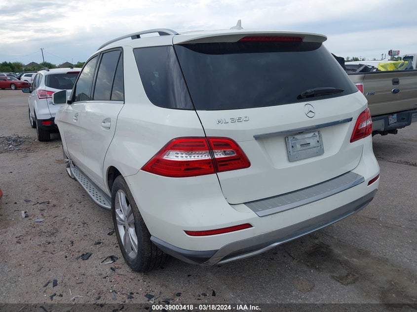 2013 MERCEDES-BENZ ML 350 350 - 4JGDA5JB9DA177105