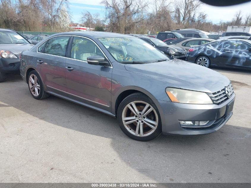 1VWBN7A3XDC125214 | 2013 VOLKSWAGEN PASSAT