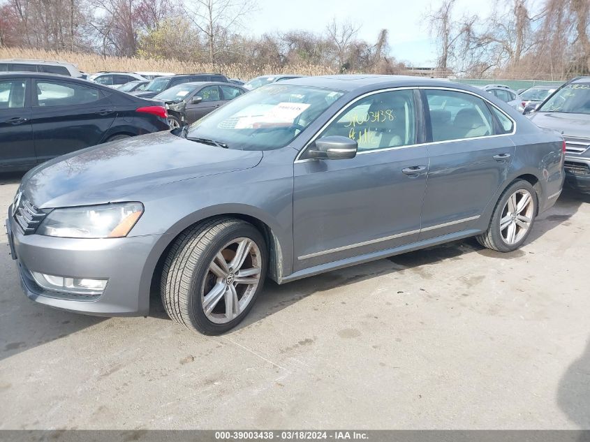 1VWBN7A3XDC125214 | 2013 VOLKSWAGEN PASSAT