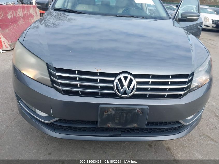 1VWBN7A3XDC125214 | 2013 VOLKSWAGEN PASSAT