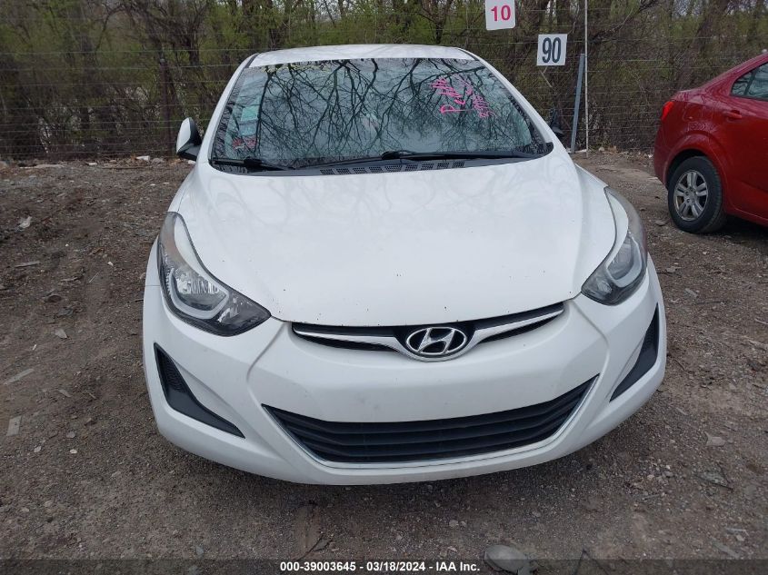 5NPDH4AE3GH792198 2016 Hyundai Elantra Se