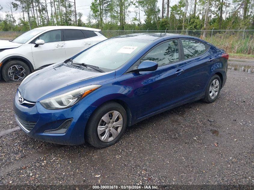 5NPDH4AE7GH688149 | 2016 HYUNDAI ELANTRA