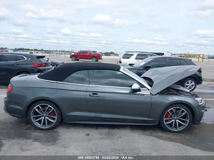 2018 Audi S5 3.0T Premium Plus VIN: WAU24GF54JN002473 Lot: 39003799