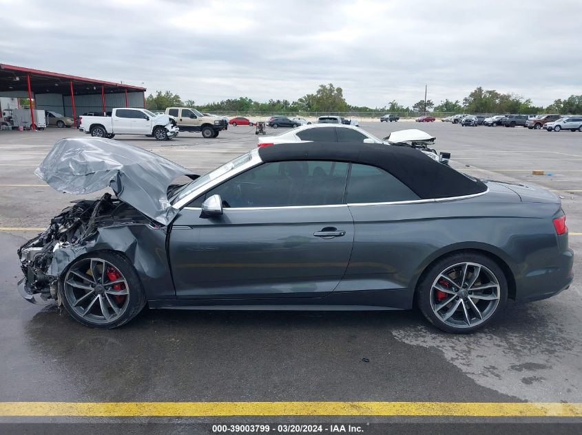 2018 Audi S5 3.0T Premium Plus VIN: WAU24GF54JN002473 Lot: 39003799