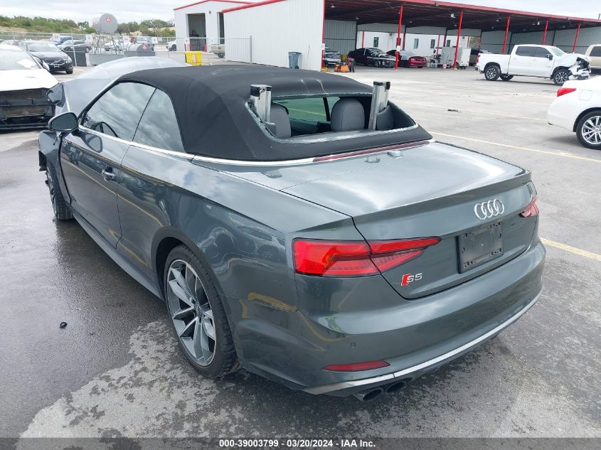 2018 Audi S5 3.0T Premium Plus VIN: WAU24GF54JN002473 Lot: 39003799