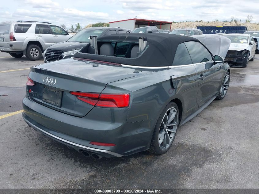 2018 Audi S5 3.0T Premium Plus VIN: WAU24GF54JN002473 Lot: 39003799