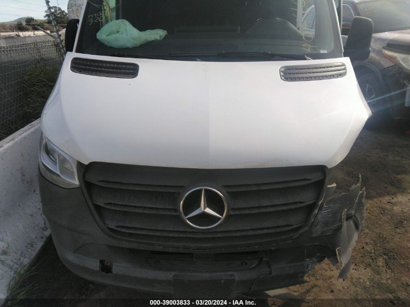 2022 Mercedes-Benz Sprinter 2500 Standard Roof I4 VIN: W1Y40BHY9NT109257 Lot: 39003833