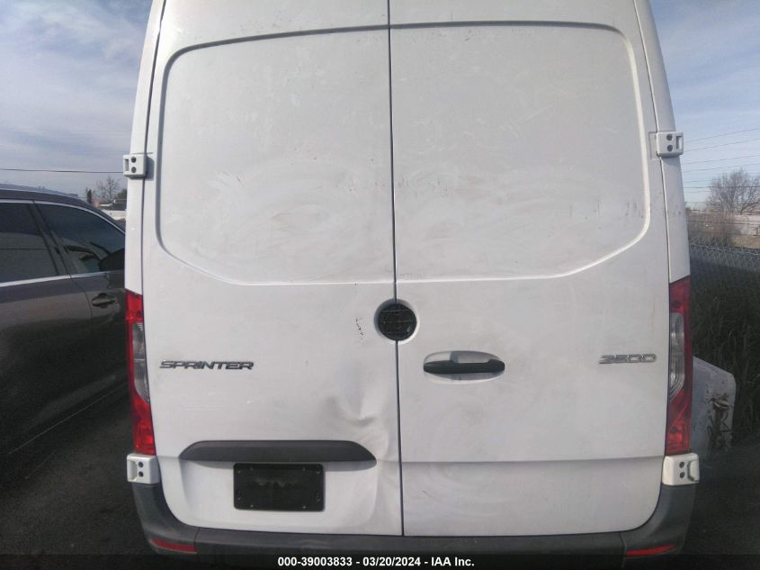 2022 Mercedes-Benz Sprinter 2500 Standard Roof I4 VIN: W1Y40BHY9NT109257 Lot: 39003833