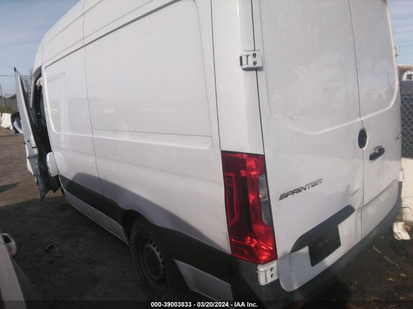 2022 Mercedes-Benz Sprinter 2500 Standard Roof I4 VIN: W1Y40BHY9NT109257 Lot: 39003833