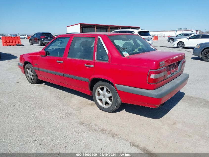 1996 Volvo 850 Glt VIN: YV1LS5551T1331283 Lot: 39003909