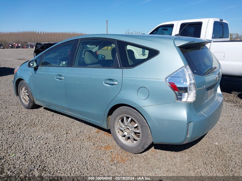 2013 Toyota Prius V Two VIN: JTDZN3EU0D3274227 Lot: 39004000