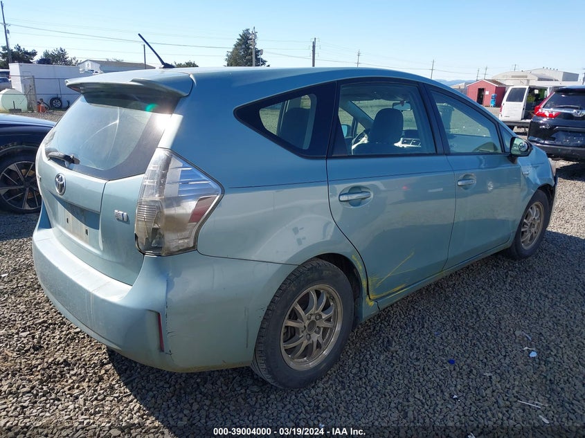 2013 Toyota Prius V Two VIN: JTDZN3EU0D3274227 Lot: 39004000