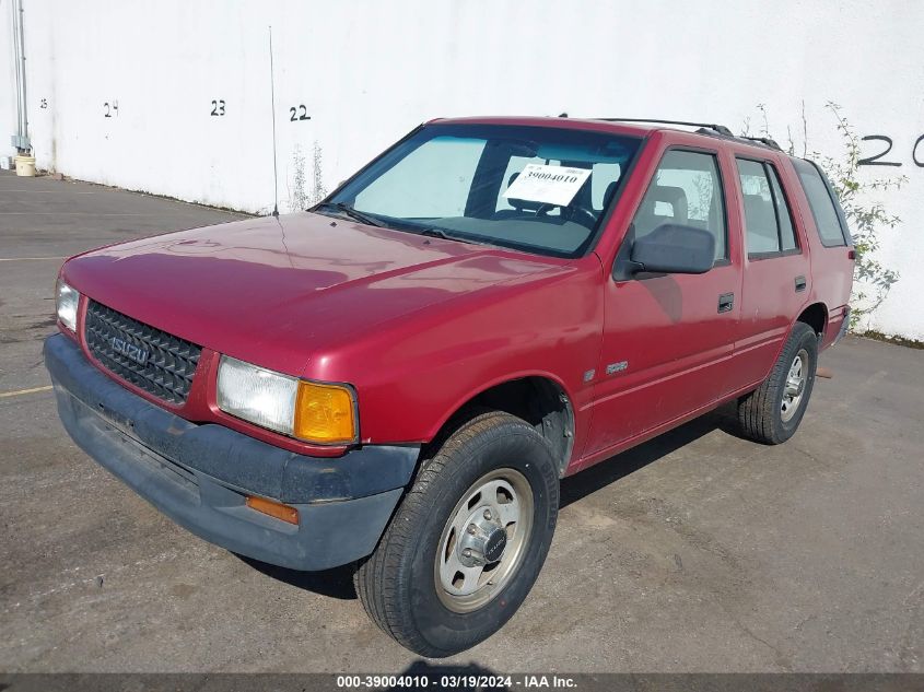 1997 Isuzu Rodeo Ls 3.2L/S 3.2L VIN: 4S2CM58V3V4300215 Lot: 39004010