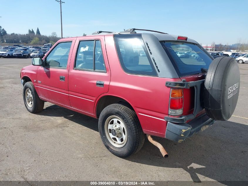 1997 Isuzu Rodeo Ls 3.2L/S 3.2L VIN: 4S2CM58V3V4300215 Lot: 39004010