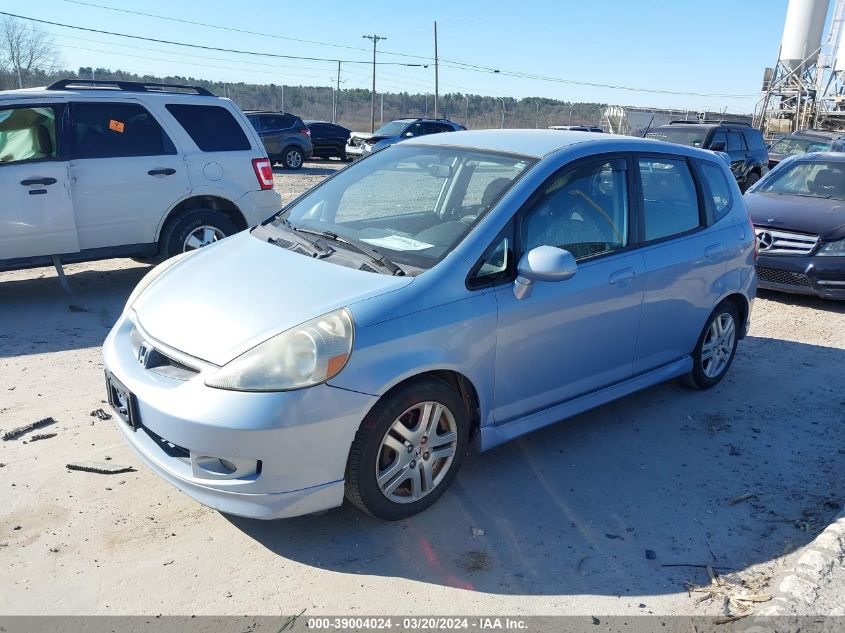 JHMGD38628S071678 | 2008 HONDA FIT