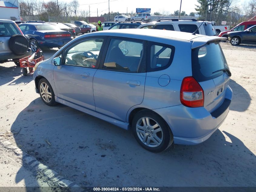 JHMGD38628S071678 | 2008 HONDA FIT