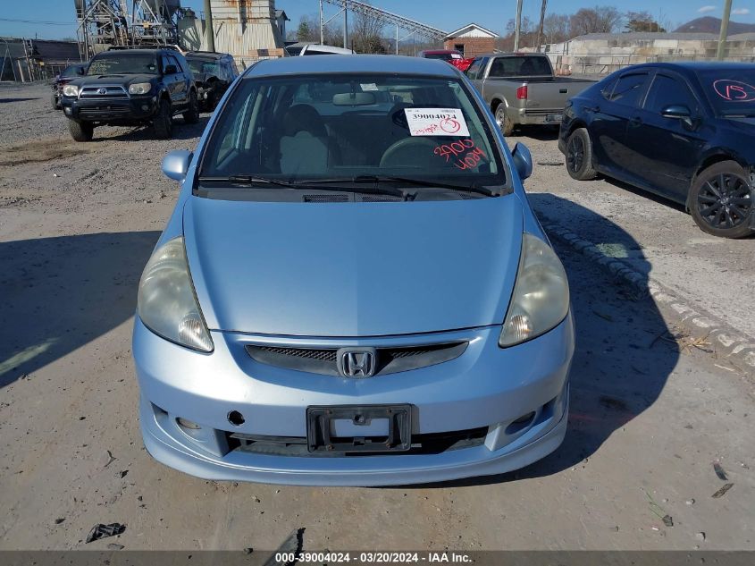 JHMGD38628S071678 | 2008 HONDA FIT