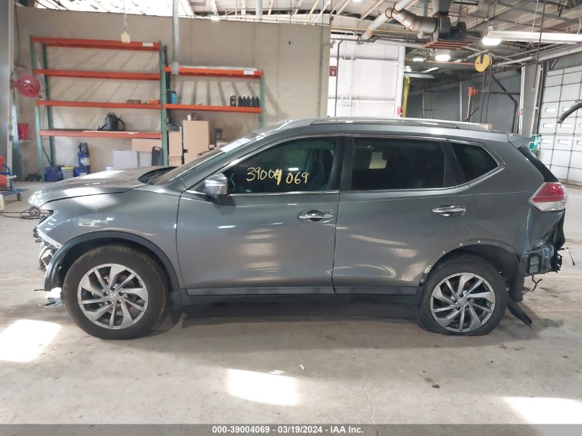 2015 Nissan Rogue Sl VIN: 5N1AT2MT4FC820161 Lot: 39004069