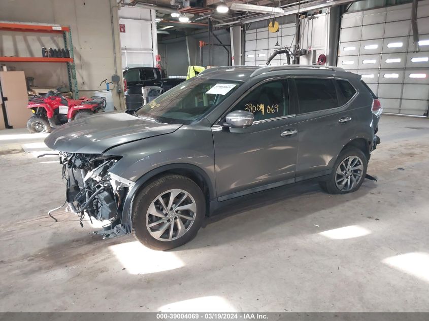 5N1AT2MT4FC820161 2015 NISSAN ROGUE - Image 2