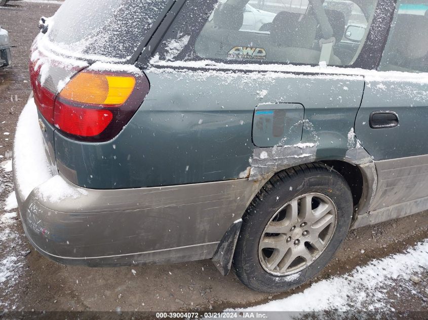 2001 Subaru Outback VIN: 4S3BH675017658559 Lot: 39004072