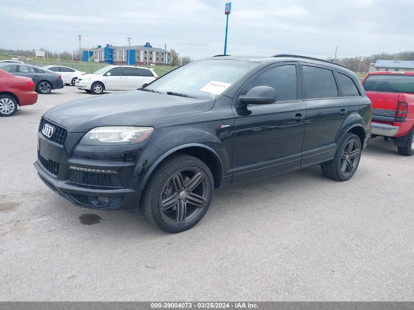 2014 Audi Q7 3.0T S Line Prestige VIN: WA1DGAFE7ED013828 Lot: 39004073