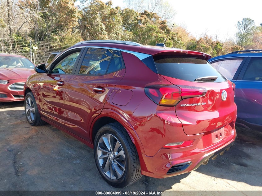 2023 BUICK ENCORE GX 1.2L I-3 DI, DOHC, V(VIN: KL4MMDS27PB100424