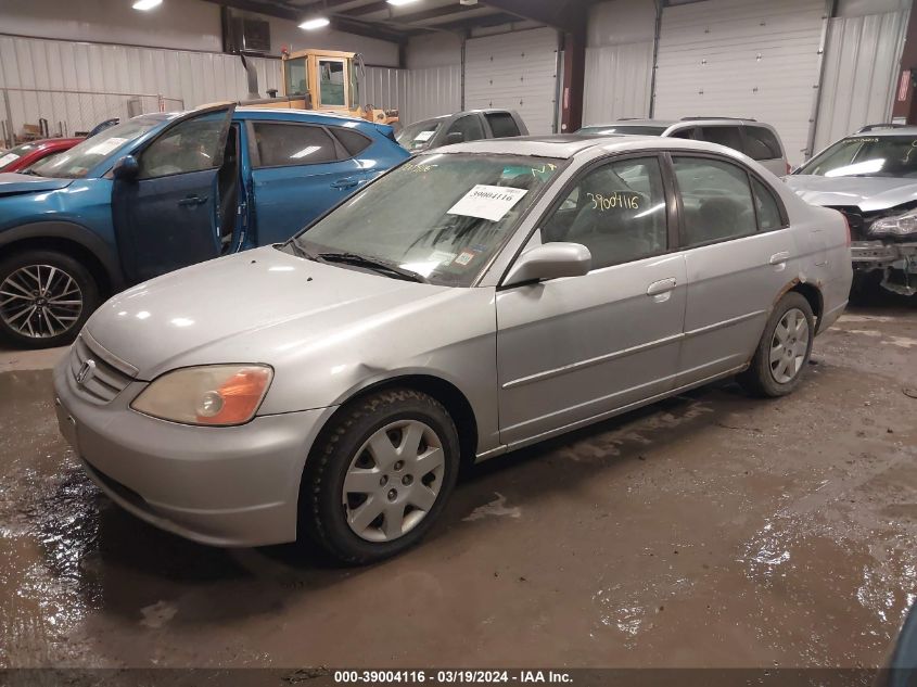 2HGES26832H592597 | 2002 HONDA CIVIC