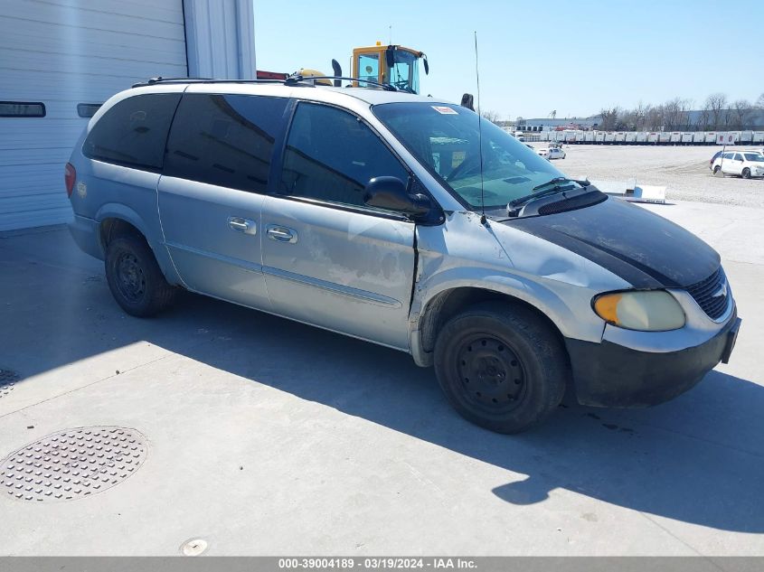 2002 Chrysler Town & Country Lx VIN: 2C4GP44372R643346 Lot: 39004189