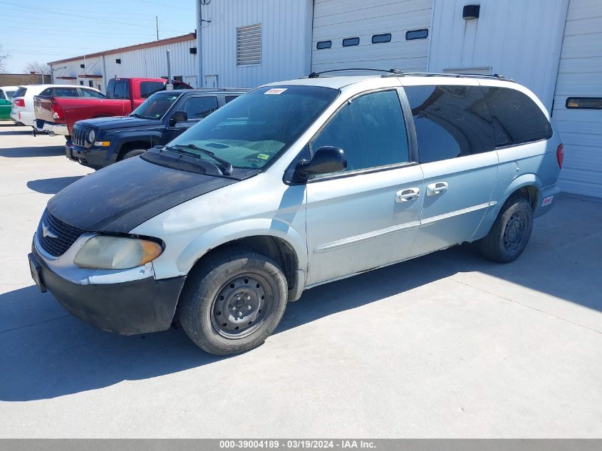 2002 Chrysler Town & Country Lx VIN: 2C4GP44372R643346 Lot: 39004189