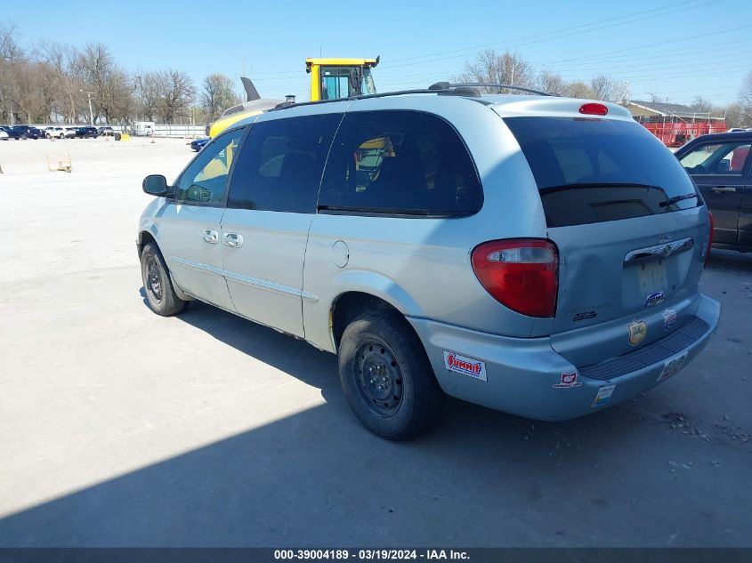 2002 Chrysler Town & Country Lx VIN: 2C4GP44372R643346 Lot: 39004189