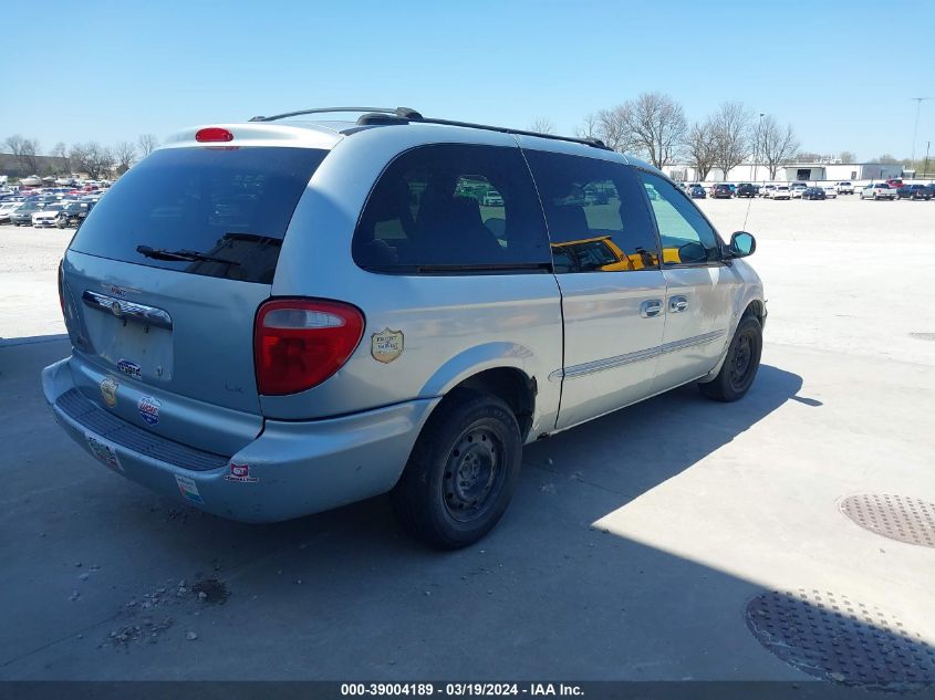 2002 Chrysler Town & Country Lx VIN: 2C4GP44372R643346 Lot: 39004189