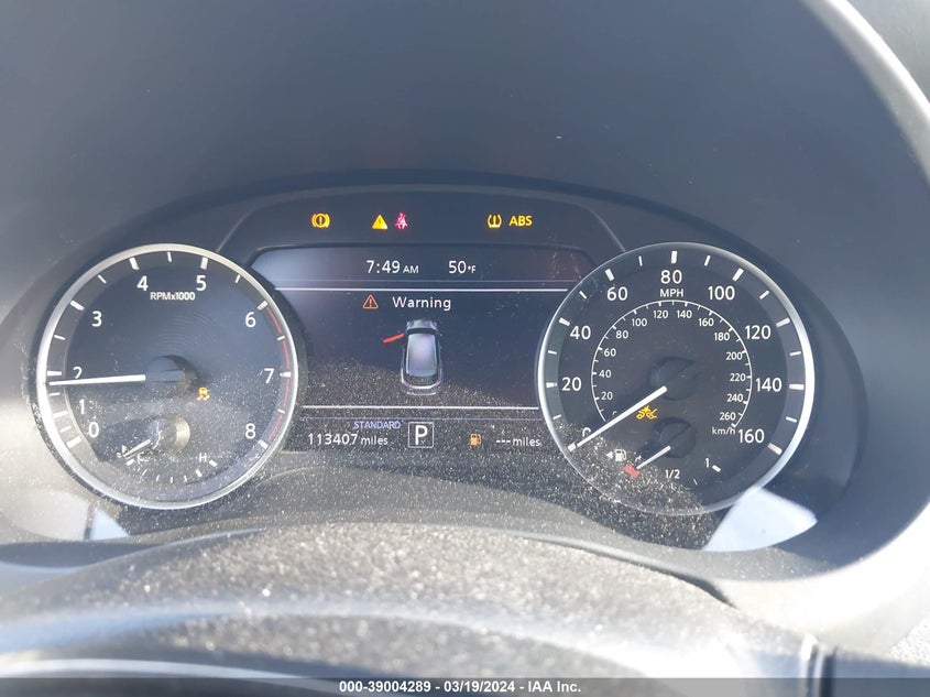 VIN 3PCAJ5M19KF122393 2019 INFINITI QX50 LUXE