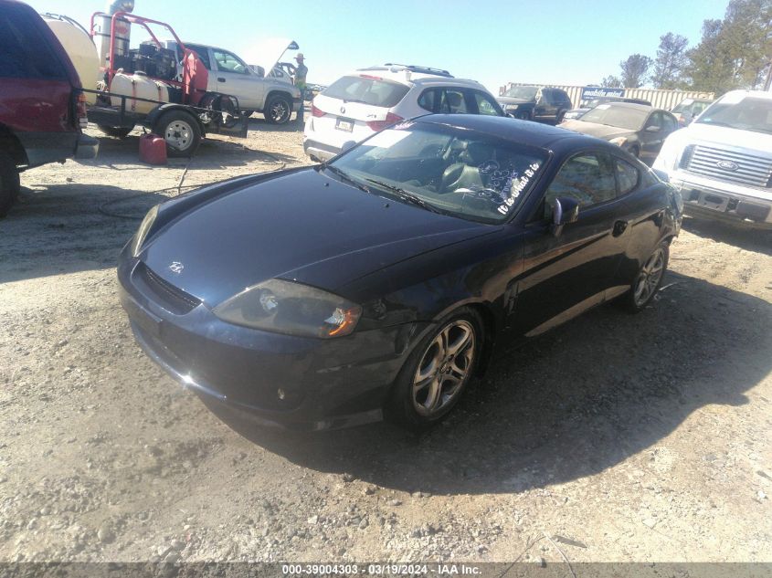 2005 Hyundai Tiburon Gt/Se VIN: KMHHN65F55U186683 Lot: 39004303