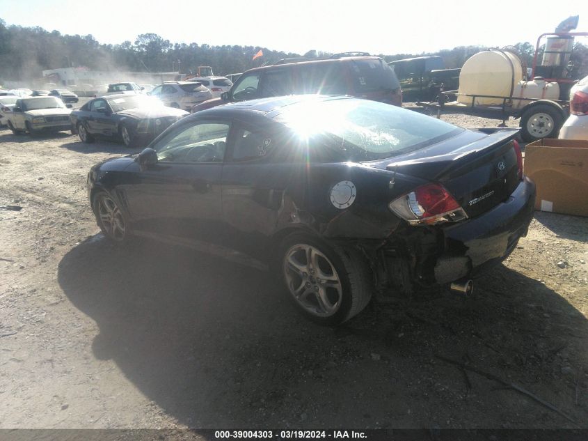 2005 Hyundai Tiburon Gt/Se VIN: KMHHN65F55U186683 Lot: 39004303