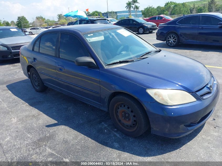 2HGES16524H527923 | 2004 HONDA CIVIC