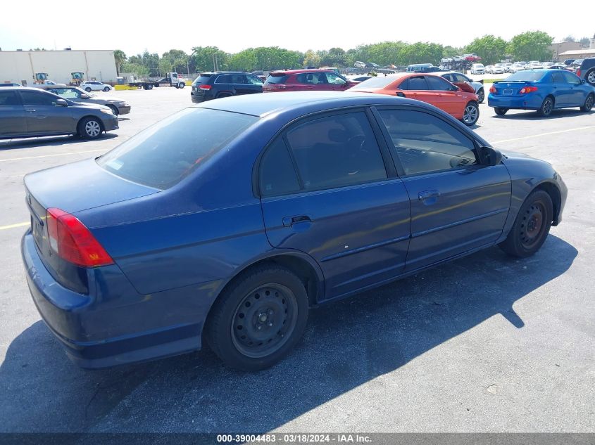 2HGES16524H527923 | 2004 HONDA CIVIC