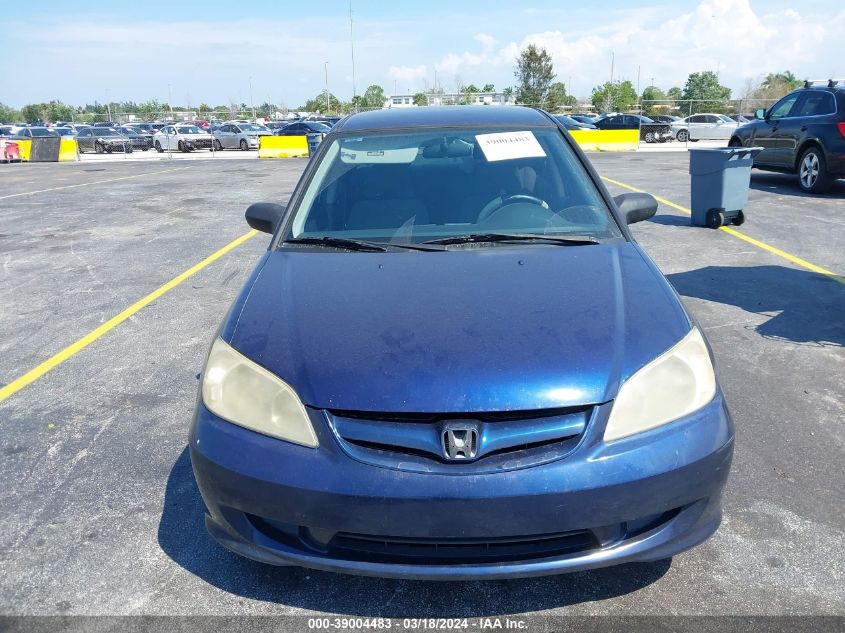 2HGES16524H527923 | 2004 HONDA CIVIC