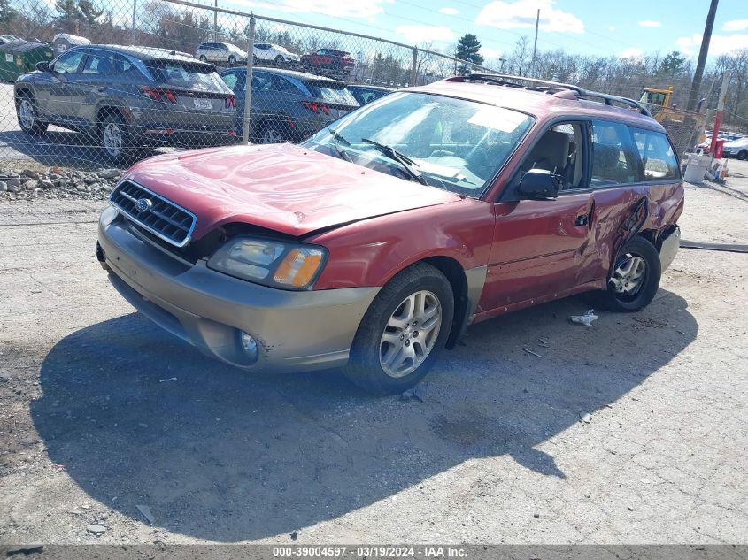 2004 Subaru Outback VIN: 4S3BH675847621067 Lot: 39004597