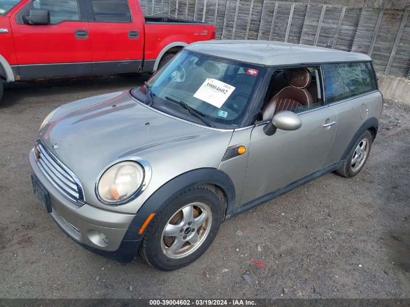 WMWML33538TJ46966 | 2008 MINI COOPER CLUBMAN