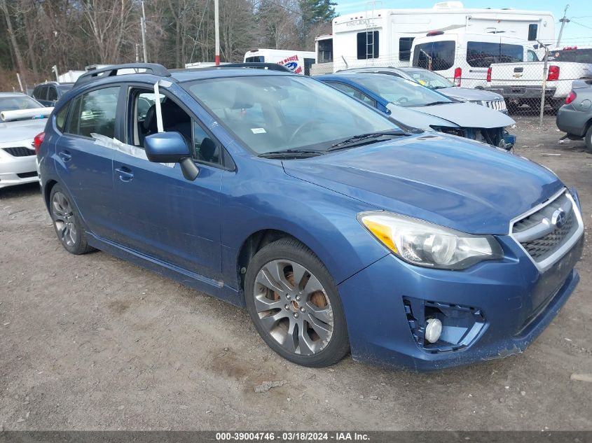 2013 SUBARU IMPREZA 2.0I SPORT LIMITED - JF1GPAS65D2836808