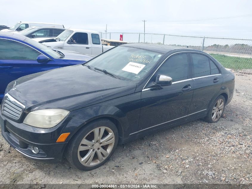 WDDGF81X68F145176 | 2008 MERCEDES-BENZ C 300