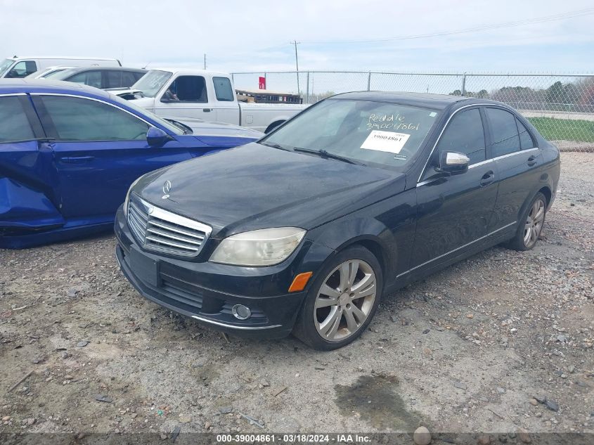 WDDGF81X68F145176 | 2008 MERCEDES-BENZ C 300